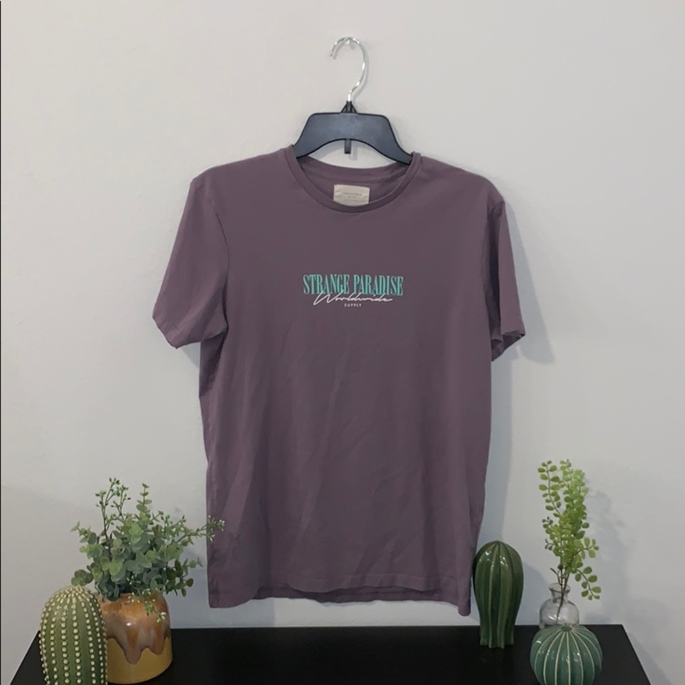 Strange Paradise Purple Graphic Tee